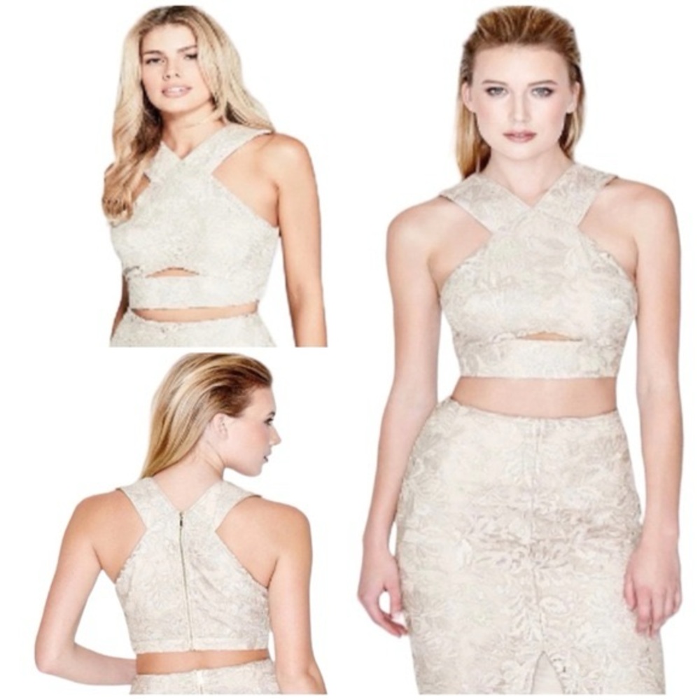 Marciano Cream Skirt Set